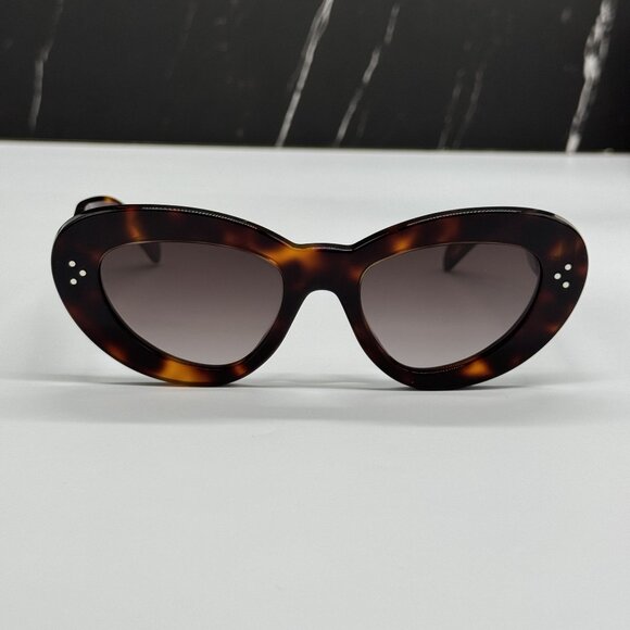 NEW CELINE CL40320U 53F HAVANA BROWN WOMEN SUNGLASSES CELINE - Picture 3 of 9